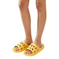 thumbnail image 5 of Domzle Shower Shoes for Women Men, Quick Drying Shower Sandals with Drain Holes | Non-Slip Pool Slides Comfortable Lightweight House Slippers Yellow, 5 of 5