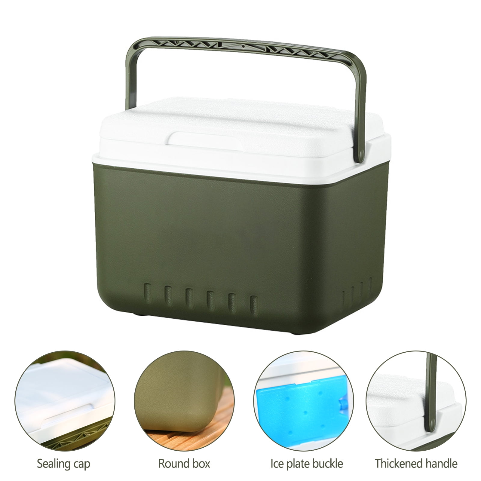 TINYSOME 6L Outdoor Incubator Portable Food Storage Box Car Cold Ice  Fishing Box Cooler - Walmart.com
