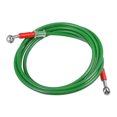 thumbnail image 1 of 230 cm 90.55 "Longitud 10 mm ID Motocicleta Línea de freno hidráulico Tubo de manguera de aceite 28 ° 0 ° Cable trenzado de acero inoxidable para ATV Motocross Sport Bikes Verde, 1 of 1
