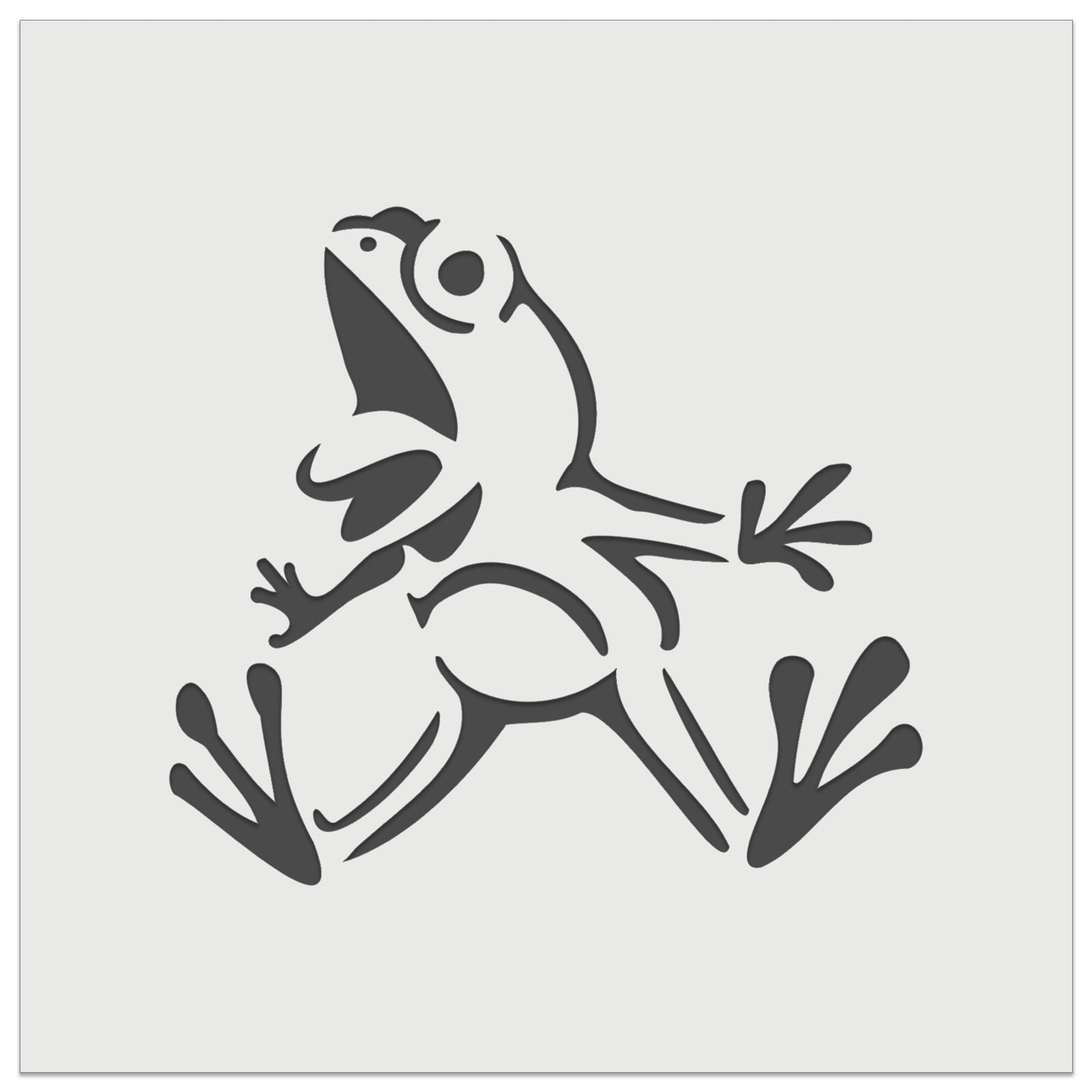 Frog Leaping from Shock and Surprise DIY Cookie Wall Craft Stencil - 7.0  Inch - Walmart.com