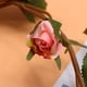 thumbnail image 4 of 1 hermosa planta de rosas artificiales de seda, hojas de rosas falsas para decoración del hogar (rosa), 4 of 7