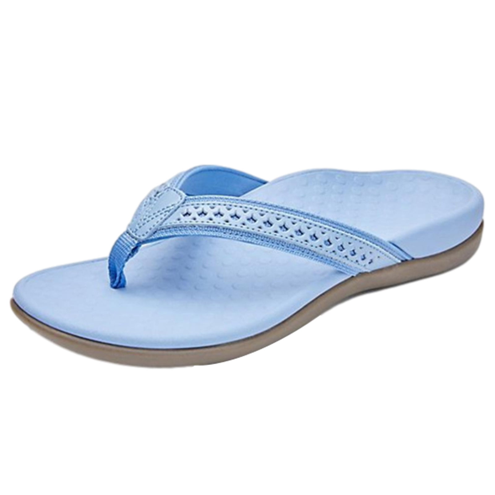 AeroThotic Original Orthotic Comfort Flip Flops Blue Womens Size 8