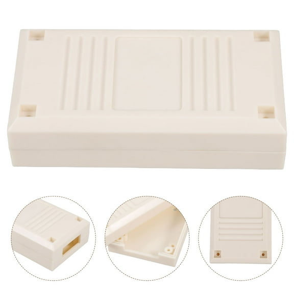 LOLIPPYY Weatherproof Plastic Electrical Junction Box for Electronics Projects, Sleek Beige Design, 1-Pack