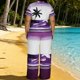 thumbnail image 5 of Set de Lavado Corporal de Manga Corta Impresa de las Mujeres Cuello Redondo con Pantalones a Juego Dos Piezas de Vestido de Verano de Primavera Casual, 5 of 7