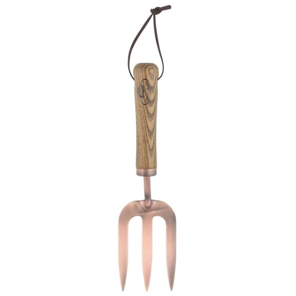Esschert Design GT117 Copper-Plated Rake Fork – Indoor & Outdoor Gardening Tool