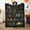 40x30inch（102cmx76cm）, variant on [Halloween Themed  Blanket] Soft Warm Halloween Themed  Blanket Contemporary Style Magic Bookshelf Print, Polyester Knitted Flannel, AllSeason Witch & Skeleton Potion Decor, Ideal for Napping, Campin