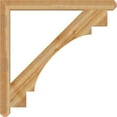 thumbnail image 3 of Ekena Millwork 4"W x 48"D x 48"H Merced Craftsman Rough Sawn Bracket, Western Red Cedar, 3 of 4