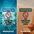 thumbnail image 5 of (2 Pack) No Smoking In Pool Area Sign, 5 of 7