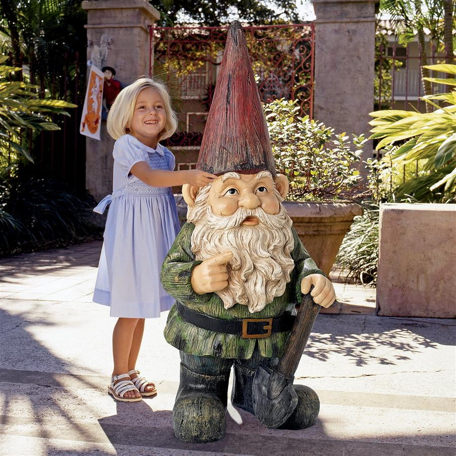 Gottfried, the Gigantic Garden Gnome Statue by Design Toscano