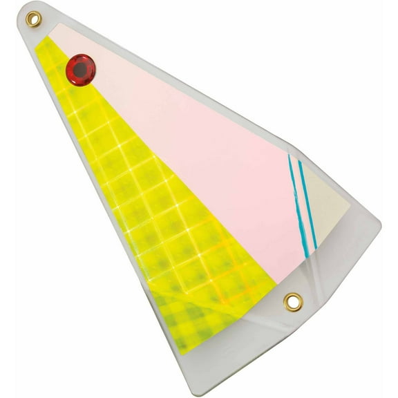 Yakima Bait Big Al's Fish Flash, 8", Lazer Chartreuse/Pearl