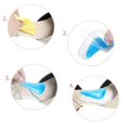 thumbnail image 4 of 2 pares de plantillas ortopédicas con almohadilla de gel de silicona para arco, plantilla para pie plano (azul), 4 of 5