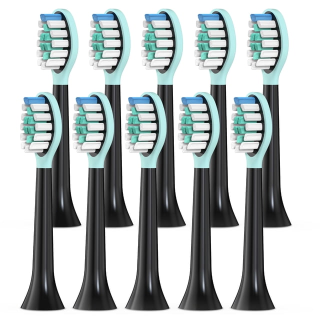 Paquete de 10 cabezales de cepillo de dientes Keosaa para Philips Sonicare