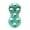 Green, variant on Happydeer Massage Roller Ball 7 Beads Ergonomics Design PVC Body Anti Cellulite Muscle Pain Relief Relax Glove for Unisex