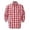 D50/Red, variant on Afdoent Mens Button Down Shirt Men's Plaid Long Sleeve Shirt Casual Trendy Men's Shirt Relaxed Fit Breathable