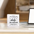 thumbnail image 5 of Letrero De Madera Con Texto En Inglés "I'M Feeling A Little Dirty Will You Laundry", Decoración De Escritorio, Decoración De Mesa De Lavandería, Letrero De Madera Para El Hogar Rústico, Lavandería, Es, 5 of 5
