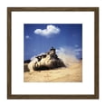 thumbnail image 1 of Palmer War WWII USA M3 Lee Tank 1942 Photo 8X8 Inch Square Wooden Framed Wall Art Print Picture with Mount, 1 of 4