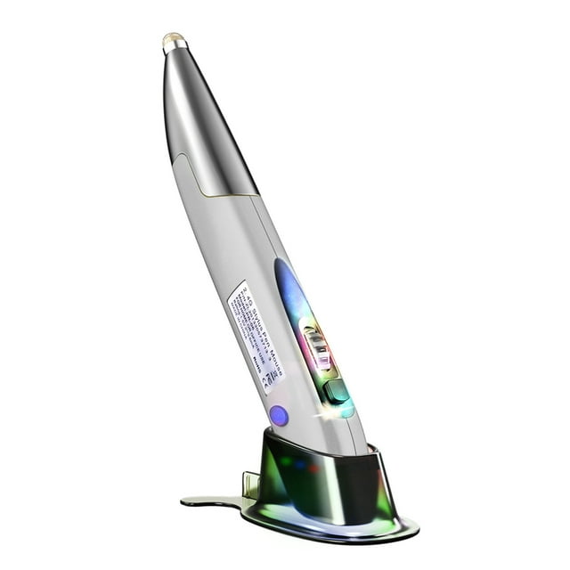 ikayaa 2.4GHz Optical Pen Left & Right Hands Rechargeable Wireless Optical Pocket Pen Wireless Dual Right Keys Grey