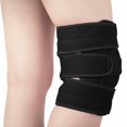 thumbnail image 2 of AVIDDA Knee Support with Open-Patella Design for Joint Pain, Sports, Injury Rehabilitation, Adjustable Knee Brace for Men Woman with 3 Straps, Size XL-M, Gray, 1 Pack, 2 of 5