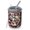 Black Daisy Flower-1, variant on 12oz Coffee Tumblers Black Daisy Flower Colorful Blooms Pattern Stainless Steel Vacuum Insulated Travel Tumbler Coffee Cups Mug with Lid and Straw with Cleaning Brush for Cold & Hot Drinks