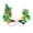 Light Green, variant on St. Day Glasses Novelty Eyewear for Irish Festival Party Celebration Shield for Women