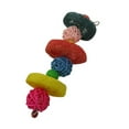 thumbnail image 3 of Barhoo Parrot Hanging Chew Swing Toy Natural Loofah Sponge Bird Scratcher Pet Chewing Toy Bird Cage Accessories Biting Toy for Parrots Budgies Small Birds Beak Grinding Exercise Entertainment, 3 of 5