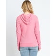 thumbnail image 4 of Urban Look Women's Casual Lightweight Thermal Zip Up Hoodies (Small, Pink), 4 of 4