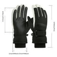 thumbnail image 2 of Insulated Ski And Cycling Warm Weather Mittens For Youth Winter Sports With Touchscreen Compatibility And Grips, 2 of 3
