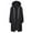 Black, variant on Womens Hoodies Coat Fall Winter Warm Pockets Drawstring Zipper Open Hooded Jackets Long Cardigans Tops Shirt Gray 3XL