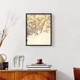 thumbnail image 4 of Vintage Floral Print CCXXV - 14in. x 11in. Vintage Framed Print in Black Wood Frame, 4 of 4