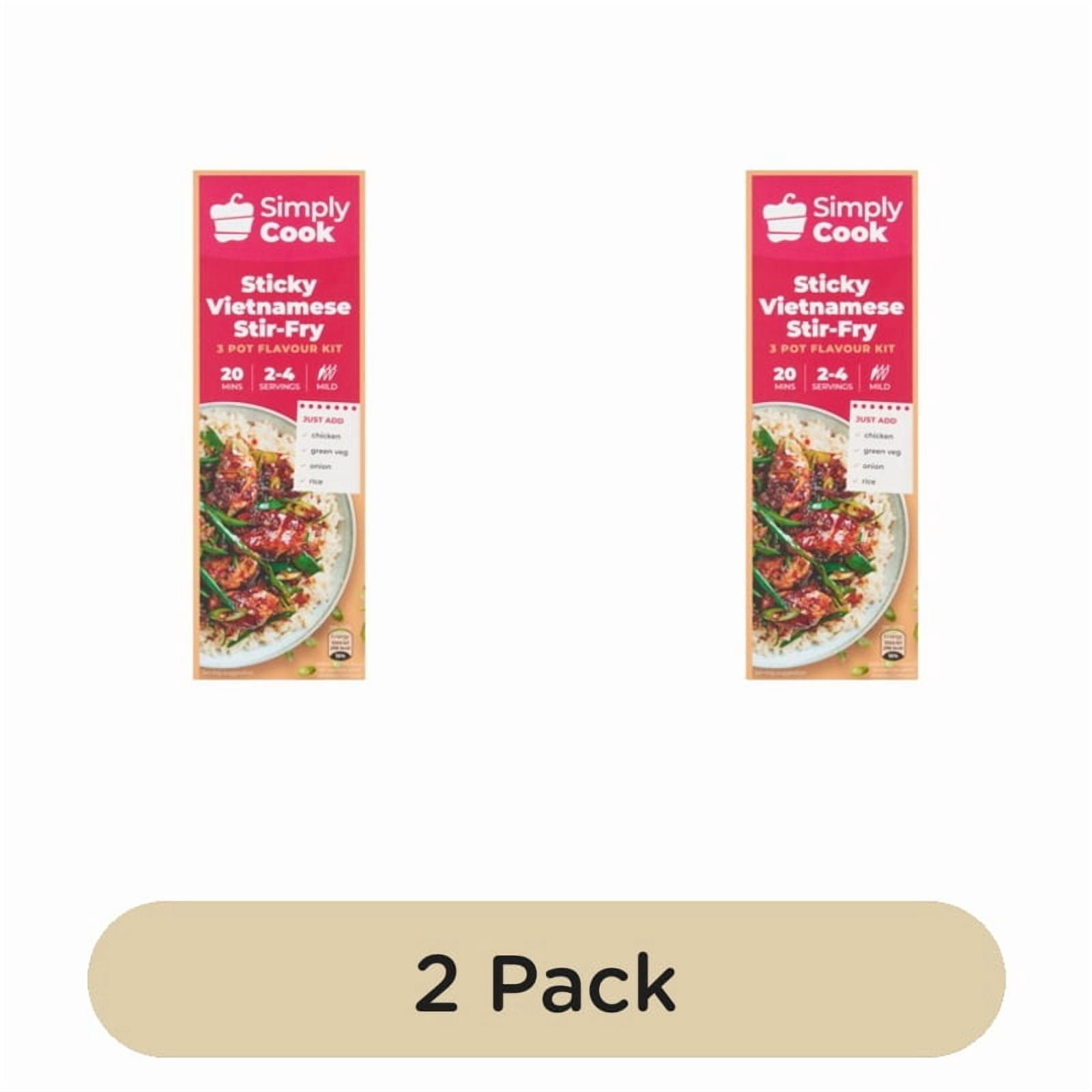Simply Cook Sticky Vietnamese Stir Fry 85g, British Import (Pack of 2)