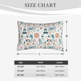thumbnail image 4 of Lsque Eiffel Tower Pattern Pillow Case – Soft & Cozy Throw Pillow Cover, Hypoallergenic Cushion Case for Sleeping Women with Envelope Closure-16"x24", 4 of 6