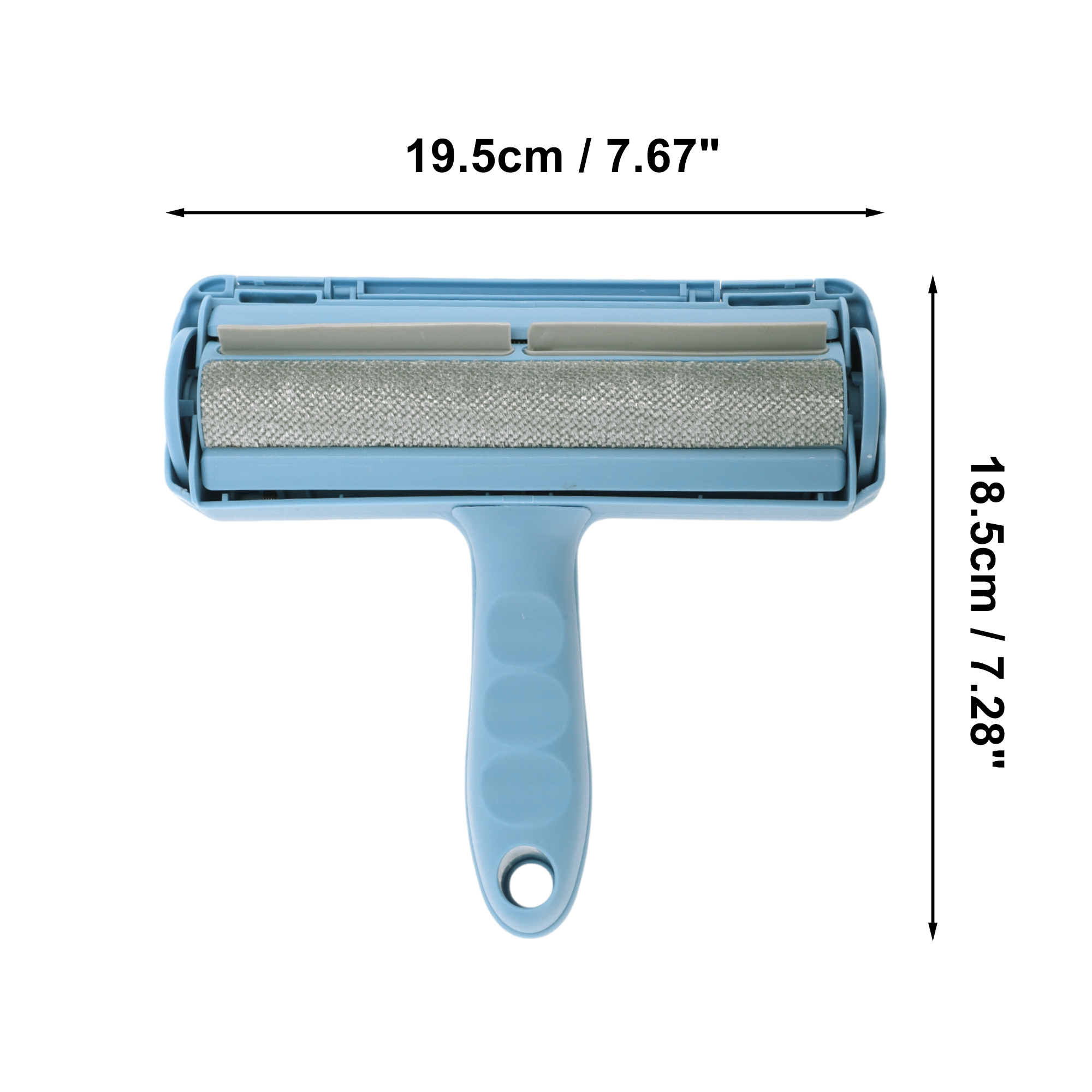 Unique Bargains Durable Roller Pet Hair Remover Tool for Dogs and Cats Blue