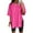 Hot Pink, variant on off The Shoulder Tops for Women Short Sleeve Women Oversize Sports Shirt Short Sleeve Blouses Summer Loose Tops Functional Shirt Tunic Loose with Slits Going Out Tops for Women Plus Size Long Sleeve