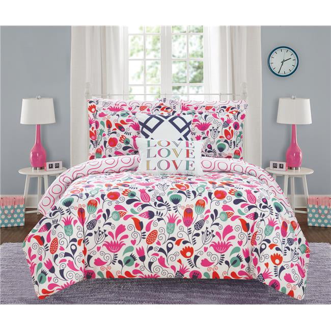 Xhilaration Pillow Sham:Tie Dye Paisley Dot Watercolor Floral Patchwork Quilted 