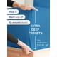 thumbnail image 2 of Sábana bajera ajustable CGK Unlimited Hotel Luxury Twin XL Denim Blue, 2 of 7