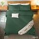 thumbnail image 3 of Dreamlab Colcha Ligera con 2 Fundas de Almohada, Capitonado, Ultra Suave. Hipoalergénico. Edrecolcha para Cama.Edredón para Verano y Todas las Estaciones.(Matrimonial 210 x 240 cm,Trébol,Verde Bosque), 3 of 5