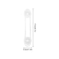 thumbnail image 2 of unbranded 12Pcs Transparent Ps Rectangular Drawer Lock Baby Proof Cabinet Locks For Furniture And Cabinets, 2 of 7