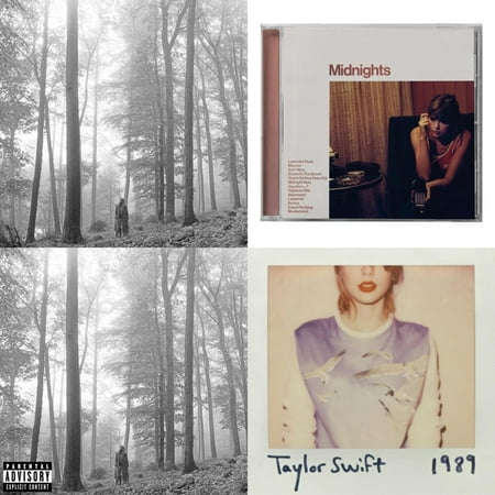 Folklore (Edited) & Midnights (X) (Blood Moon CD) & Folklore (X) & 1989