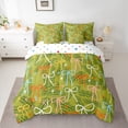 thumbnail image 2 of jejeloiu Kawaii Ribbon Bow 7-Piece Twin Bedding Sets,Cartoon Cute Bowtie Bedding Comforter Set,Colorful Bowknot Sheet Sets For Kids,Microfiber Bedroom Decor Reversible, 2 of 8