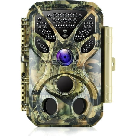 BLAZEVIDEO Game & Trail Camera HD 4K Video & 32MP Photo with 100ft Night Vision Motion Activated 0.1s Trigger Speed Waterproof for Home Security Outdoor Wildlife Scouting