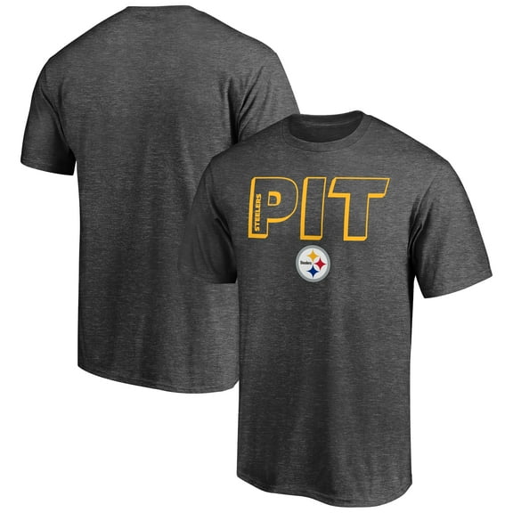 Men's Charcoal Pittsburgh Steelers Must Win T-Shirt