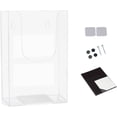 thumbnail image 1 of Generic Brochure Holder Wall Mount Pamphlet Holder Acrylic Rack Booklet Display Stand Clear Literature Holder for Paper, Exhibition, 11cmx4.2cmx16.5cm, 1 of 7