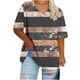 thumbnail image 1 of Camisas de Verano para las Mujeres de Manga Corta con Cuello en V de Gran Tamaño, Camisas de Gran Tamaño para las Mujeres, 1 of 4