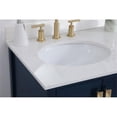 thumbnail image 4 of 32 inch Single Bathroom Vanity in Blue with Backsplash, 4 of 8