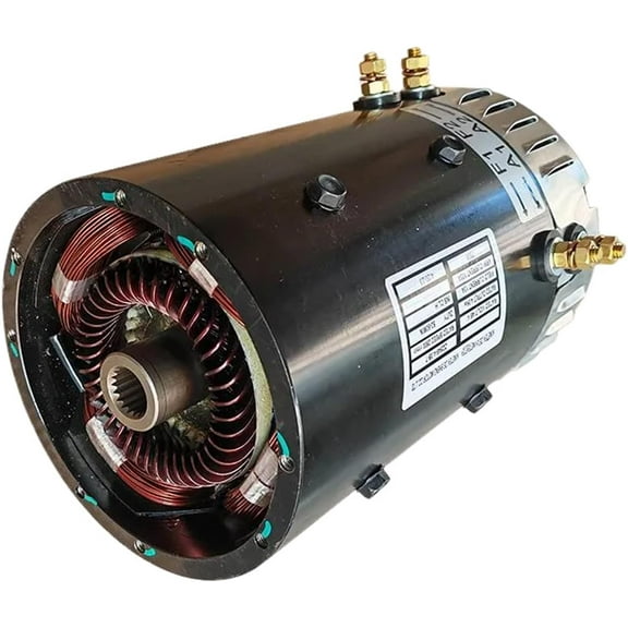 Golf Cart Drive Motor 48V 4kW ZQS48-4.0B-T Fits For Electric DC Motor Golf Cart Motor ZQS48-4.0B-T2