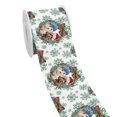 thumbnail image 1 of Holiday Merry Christmas Decoration Pattern Printed Grosgrain Satin Ribbon for Gift Wrapping Hair Bow Craft Accessory 50 Yards Jiayi, 1 of 7