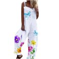 thumbnail image 5 of Moda mujer estilo étnico estampado hombro frío tirantes Cami pantalones mono Fridja  alkflakhf36407, 5 of 5
