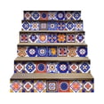 thumbnail image 4 of HomeRoots 400450 8 x 8 in. Shades of Blue Celestial Mosaic Peeland Stick Removable Tiles, 4 of 4