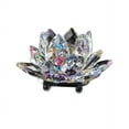 thumbnail image 5 of Birdeem Colored Crystal Glass Lotus Candle Tea Lamp Holder Buddhist Candle, 5 of 5