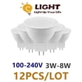 thumbnail image 2 of Foco LED directo de fábrica, lámpara halógena de alto brillo, MR16, 100V-240V, 3W, 5W, 6W, 7W, 8W, 50W, 100W, 12 piezas, 2 of 4